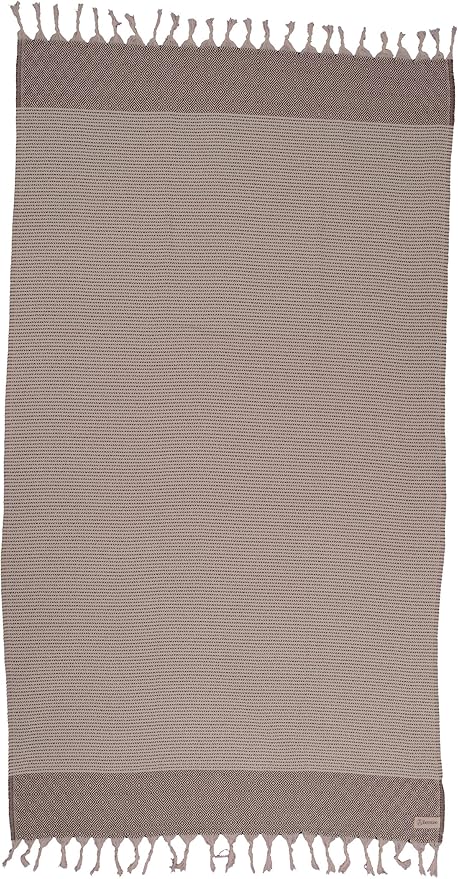 Bersuse 100% Cotton Hierapolis XL Throw Blanket for Couch - 100% Cotton Lightweight Durable Throw Blanket, Big Blanket for Sensitive Skin, Decorative and Versatile - 60x95 Inches, Burgundy