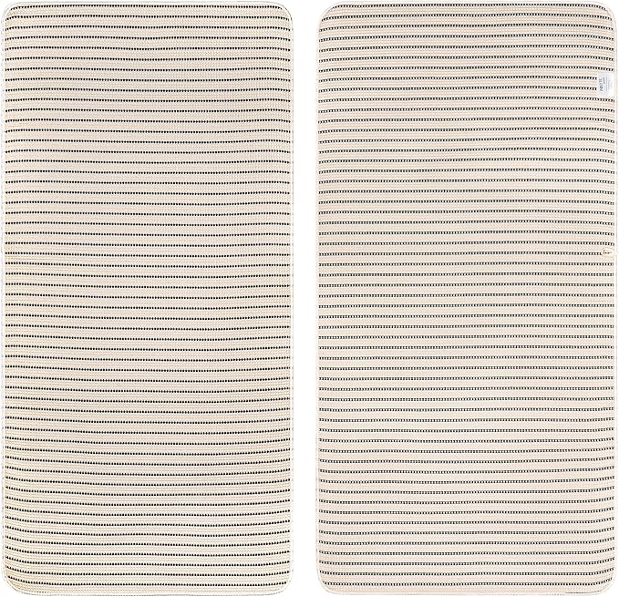 POLYTE 430 GSM Microfiber Oversize Quick Dry Lint Free Bath Towel, 60 x 30 in, 4 Pack (Waffle Weave)