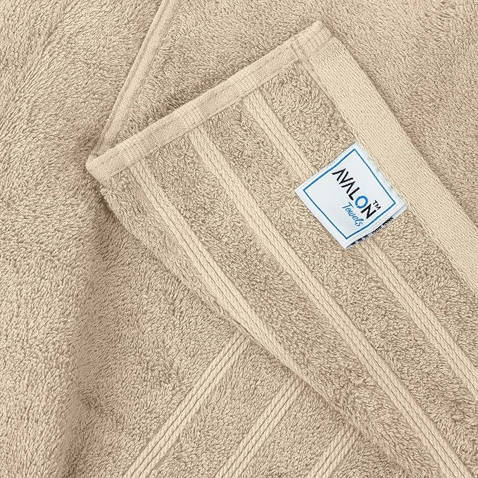 Avalon Towels Bath Towels Set of 4, Size 30 x 60 Inches, Highly Soft and Absorbent, Quick Drying, Lightweight, Perfect for Daily Use