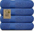 Softolle Luxury Bath Towels Set of 4 (27” x 54”) | Towels for Bathroom | Super Soft | Highly Absorbent Towels for Home, Spa, Gym (Royal Blue)
