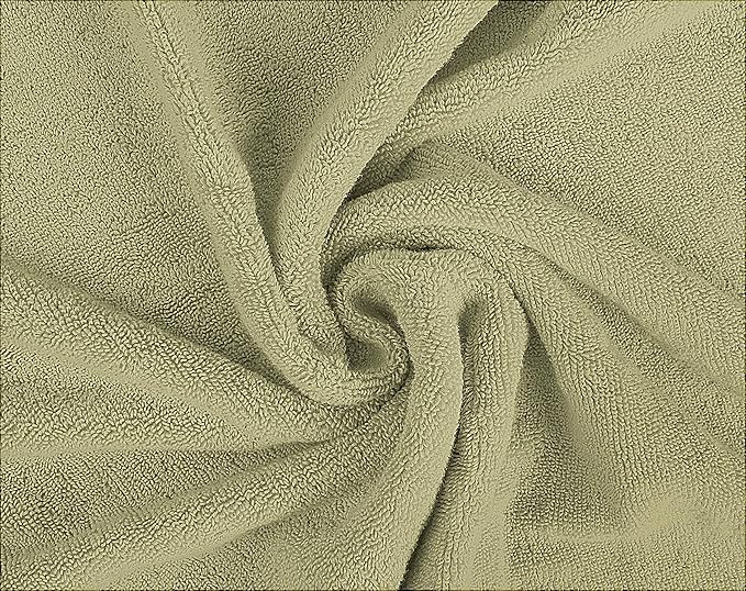 Towel and Linen Mart 4 Pieces Bath Towel Sets - Sage Green - 2 ply Low Twist Luxurious,Quick Dry, Extra Absorbent, 100% Ring Spun Cotton 600 GSM (27 x 54, Pack of 4)
